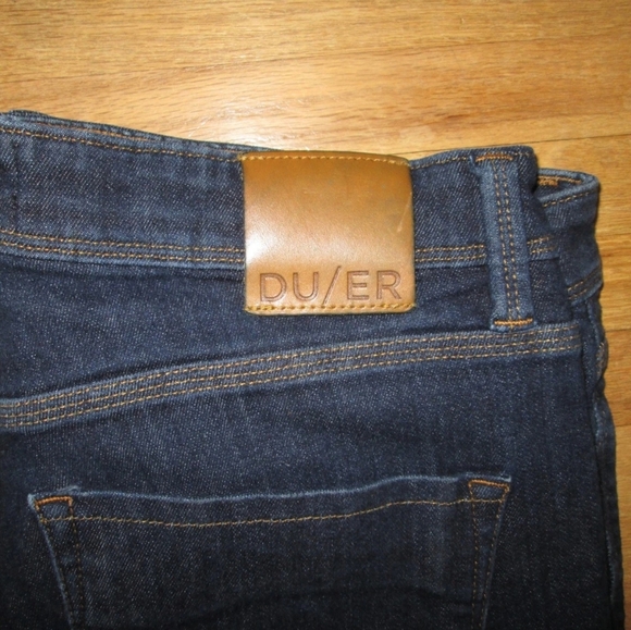 DU/ER Performance Denim Slim Straight - Nightshade Blue Size 32 Waist - Picture 5 of 6